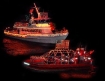 Lighted Boat Parade at Newport, Oregon
