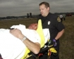 person on stretcher