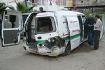 Ambulance hit by missile from an Israeli tank shell in Gaza from Amnesty International