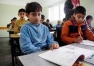 Mohammed al-Khouli, 9, in a technology class at al-Mu`tasem Elementary School in Gaza City. (Suhair Karam/IRIN)