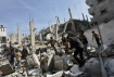 The destruction that Israel left behind after attacks on Israel's civilian population last December and January.