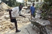moments after the first significant earthquake struck Haiti