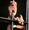 Person in handcuffs