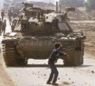 Palestinian rock thrower