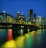 Portland, Oregon at night