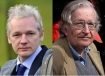 Julian Assange and Noam Chomsky