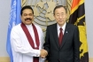 Ban & Rajapaksa, UN stamp on report, comment on LLRC not seen.