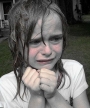 Terrorized child