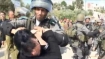Israeli soldier abusing a civilian woman