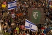 Israeli crowd protesting government