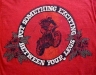 People from the 1970`s remember this t-shirt design, it captures the spirit of a generation of motorcycling.