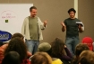 Gaza activist/reporter Ken O'Keefe and Wael Elasady from SUPER