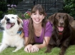 Victoria Stilwell and two dogs - image