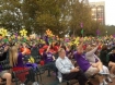 The colors of Alzheimer's: Each flower denotes whether one has lost a loved one to AD, is a caregiver or has been diagnosed with this 21st Century Scourge