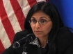 Newly sworn U.S. Assistant Secretary of State for South and Central Asian Affairs Nisha Biswal.