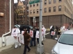 Intaction anti-circumcision members march to protest AAP policy