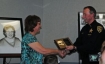 Janice Brooten with Chief Moore