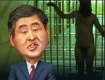 John Yoo caricature