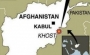 Map of Khost province