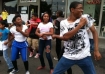 Youth danced outside the Rosewood Cafe in East Portland in 2012