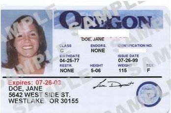 oregon driver license