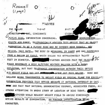 roswell ufo incident. Roswell UFO Incident