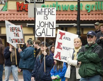 Tea Party demonstration.