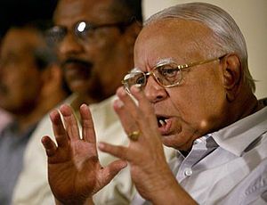 R. Sampanthan leads the, Tamil National Alliance