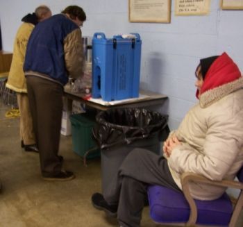 Red Cross Warming Center in Portland