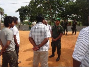 Arrest of Thamizh Mahaapirapaaharan.