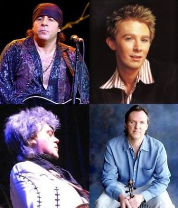 Steven Van Zandt, Clay Aiken, Mark O’Connor and Marty Stuart