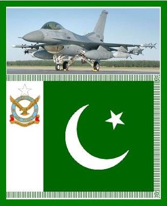 f 16 jet fighters. An Pakistan Air Force F-16 and