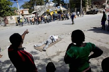 Damage in Haiti