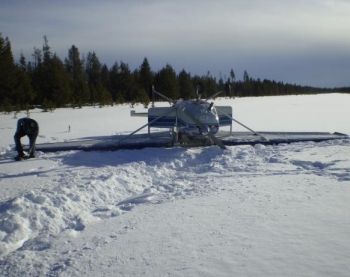 Crashed Cessna near Chemult, Oregon 1-25-08