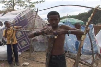 Tent City in Petion-Ville, Haiti