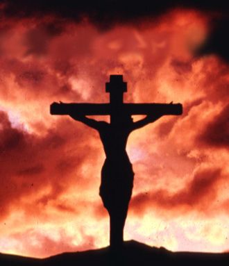 Salem-News.com jesus on cross silhouette. Salem-News.com