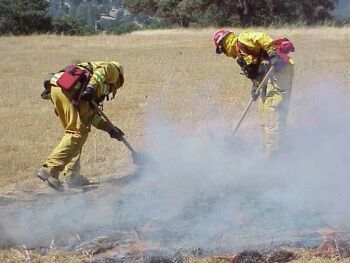 Oregon wildland firefighters