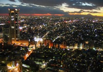 Mexico City at night