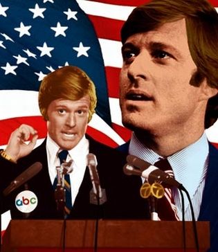 Movie poster from The Candidate with Robert Redford