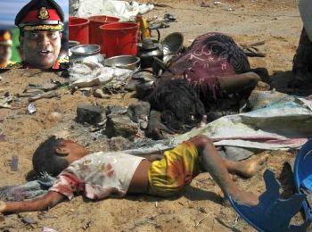Silva's photo inset with his handiwork