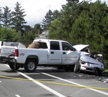 Crashed Toyota Celica