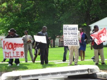 Kagame Protestors