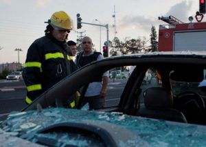 Damaged Car in Ofakim1