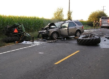 Crash near Dayton, Oregon 9-20-07