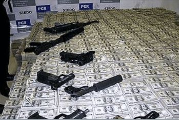 Weapons seized in Mexico