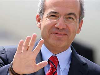 Mexican President Felipe Calderon