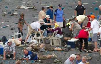 Reno Air Show crash by Reuters