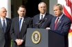 President Bush making an announcement about an HIV initiative in 2005 Photo Courtesy: whitehouse.gov