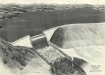 Dorena Dam on the Row River in Lane County showing