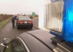 OSP Recruit Andy Goffrier approaches a driver he clocked at 106 m.p.h.